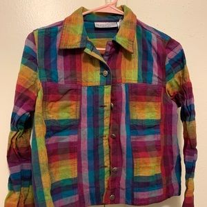 Multicolored Button Jacket